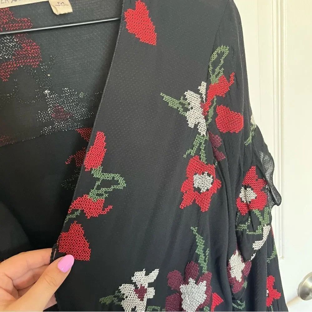 Chelsea Violet Embroidered Floral Blouse - Picture 10 of 14
